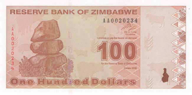 100 Dollar 2009